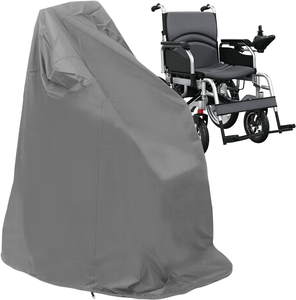 Funda para Silla de Ruedas Eléctrica OEM con Cierre y Cordón Ajustable, 420D Oxford Impermeable, Protege Contra Lluvia, Viento, Polvo, Sol y Rayos UV - Product Image 1