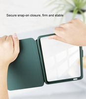 Casing E-book Reader AilesTecca 10 Warna Tersedia untuk KOBO 6 Inch Clara Color/2E/BW, Casing Pelindung Akrilik Terpisah yang Dapat Dilepas
