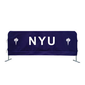 Couverture de barrière en tissu vente directe d'usine impression personnalisée Double face image personnalisée populaire parfaite pour la bannière de contrôle des foules - Product Image 1