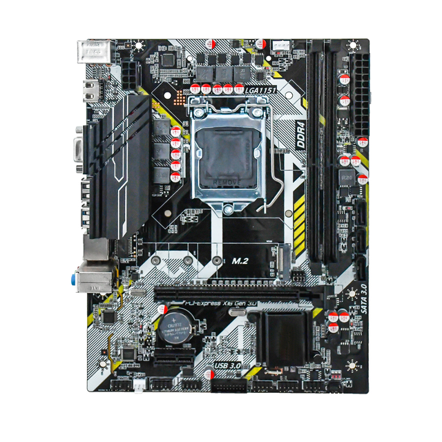 New High Performance B365 Motherboard LGA1151 DDR4 Dual Channel 64GB M.2 PCI-E 3.0 for Desktop Gaming PC