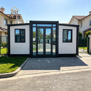 Maison préfabriquée de luxe, 3 chambres et salon, conteneur extensible de 40 pieds, ferme moderne, bureau - Product Image 1
