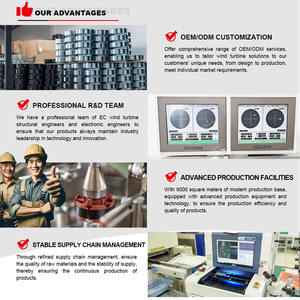 Fanova 310mm Alta Eficiência 24v 48v Rotor Externo De Alumínio Impulsor Cozinha Hood Backward Ventiladores Centrífugos - Product Image 6