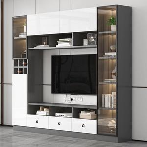 Cabinet tv sospeso di lusso e moderna combinazione di supporto tv <span class=keywords><strong>per</strong></span> eleganti mobili da <span class=keywords><strong>soggiorno</strong></span> - Product Image 6