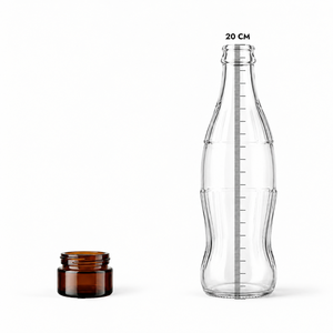 Frasco de vidrio ámbar premium de 25 ml con tapa de rosca para miel, especias, cosméticos, velas. Logotipo personalizado disponible. - Product Image 4