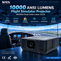 Projecteur immersif professionnel 10000 ANSI Lumens, projecteur laser avec fusion des images pour une simulation grand écran