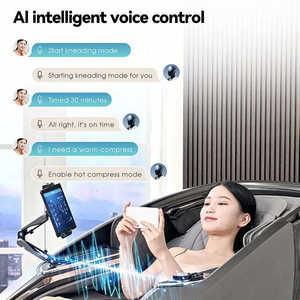 Fauteuil de massage intelligent pliable avec technologie IA, rail SL, shiatsu robotisé, chaleur électrique intégrale, gravité zéro 4D, multifonctionnel et infrarouge - Product Image 3