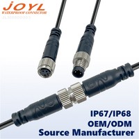 Connecteur circulaire à code A JOYL M8 pour détecteur de proximité en automatisation industrielle