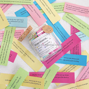 Escritura positiva Alma Levantamiento Notas Pensando Tarjetas de oración Tarro con versículos de la Biblia en <span class=keywords><strong>español</strong></span> - Product Image 4