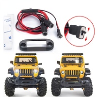 Kit de phares LED pour voiture RC avec support de montage, lampe avant pour Crawler RC 1/24, éclairage de mise à niveau pour modèle tout-terrain RC, pièces de rechange