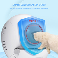 Toilette pour chat électrique automatique, application Tuya, nettoyage automatique, bac à litière robotisé intelligent pour animaux de compagnie, capacité de 65 L, désodorisant pour chats
