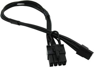 Câble d'alimentation pour carte vidéo Mini PCI-e 6 broches vers 8 broches (6+2 broches) pour <span class=keywords><strong>Mac</strong></span> Pro/<span class=keywords><strong>G5</strong></span> en plastique - Product Image 2