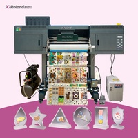 Nueva Impresora Digital UV de Inyección de Tinta Automática de Fábrica X-Roland para Cabezal I3200, Impresora de Rollo de Etiquetas de Material Flexible de Alta Resolución