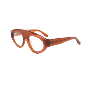Fashion Vintage Unisex Custom Logo Design Geometric Pattern Polarized Acetate Youth <b>Sunglasses</b> Lightweight Portable Full Rim - Product Image 5