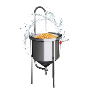 Rice and water circulation 100KG Industrial Washing Rice Pea Lentil Cleaning Machine Large Mung Bean Automatic Washing Machine