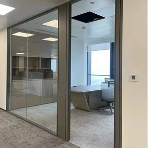 Sistema <span class=keywords><strong>de</strong></span> Paredes Divisorias Modulares Profesionales para <span class=keywords><strong>Oficina</strong></span>, Biombo <span class=keywords><strong>de</strong></span> Vidrio Interior para Espacios <span class=keywords><strong>de</strong></span> Trabajo Compartidos, División <span class=keywords><strong>de</strong></span> Interiores - Product Image 6