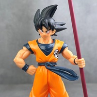 Figurine Anime DBZ Goku avec Bâton de Puissance, Édition 20ème Anniversaire, Modèle PVC, Jouet en Boîte, Cadeau pour les Fans de Manga et de Collection