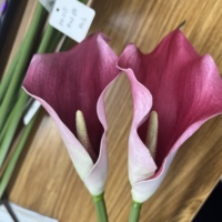 Susunan Bunga Calla Lily Realistis M192, Sentuhan Nyata, untuk Dekorasi Pernikahan, Bunga Calla Lily Buatan