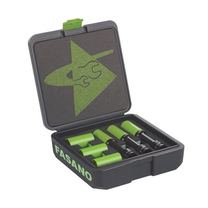 Juego de Herramientas para Reparación de Neumáticos Fasano 628L/S3 con Mangos Verdes para un Fácil Uso - Product Image 1