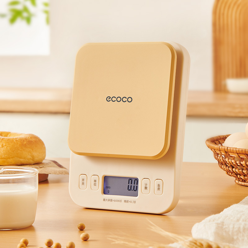 Ecoco, лидер продаж, 5 кг 6 кг/1 г, цифровые электронные кухонные весы с ЖК-дисплеем