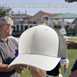 Casquette de baseball bicolore style trucker avec dos en maille, panneau supérieur réglable à fermeture snapback pour activités de plein air, voyages et sports - Product Image 2
