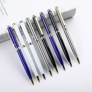 Logo di personalizzazione della penna a sfera in metallo fornitore di penne regalo per affari promozionali