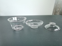 Gaiwan en verre chinois transparent de 150 ml (5 oz), tasse à thé traditionnelle Kongfu, service à thé classique avec couvercle et soucoupe