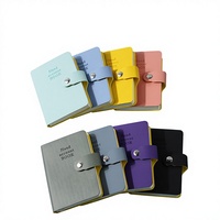 Carnet A6A7 en PU, couverture rigide, boucle magnétique, haute qualité, format de poche, design mignon, journal scolaire, agenda, logo personnalisé pour entreprise