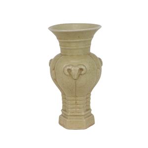 RXEN01-A Vintage de la <span class=keywords><strong>dynastie</strong></span> Song Glaçure céladon grisâtre Vase Zun décoré à trois moutons - Product Image 1