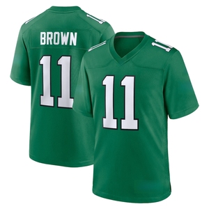 Maillot de football américain Philadelphia Eagle brodé en gros # 26 Saquon Barkley # 33 Cooper DeJean # 1 maillot de Jalen Hurts - Product Image 6