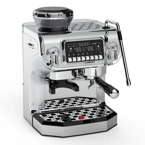 Máquina semi automática inovativa profissional comercial italiana da cafeteira do esperso do cafetera com moedor