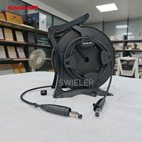 Câble Serpent Ethercon Cat6 sur Bobine pour Transmission Audio, DMX, Éclairage et Son, Longueur 100 mètres (328 pieds), Connecteur LAN RJ45 avec Capuchons de Protection