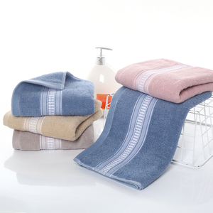Serviettes de bain en coton tissé de luxe personnalisées, couleur unie, brodées, épaisses, pour la maison et l'hôtel - Product Image 2