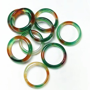 Bague en Jade 6mm, Anneaux en Cornaline, Bijoux pour Femmes, Anneaux en Cristal de Cornaline Lisse, Délicat, Coloré et Lumineux, Anneaux en Jade <span class=keywords><strong>Buma</strong></span> pour Femmes - Product Image 3
