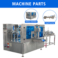 Machine d'emballage de remplissage Doypack rotative Premade Stand up Bag pour détergent de lavage de savon à lessive liquide en poudre