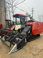 Moissonneuse-batteuse sur chenilles Kubota pour grandes exploitations agricoles, machine stable et fiable pour une utilisation longue durée et continue