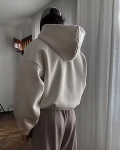 <span class=keywords><strong>Felpa</strong></span> da <span class=keywords><strong>uomo</strong></span> oversize con cappuccio con cappuccio corta di alta qualità - Product Image 6