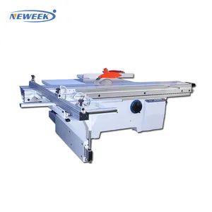 NEWEEK CNC double saw blades plywood Woodworking Machinery 45 degree Cutting Sliding Table Panel Saw