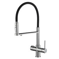 Robinet à ressort Iwater pour refroidir, étincelant, filtré et eau chaude normale et froide normale