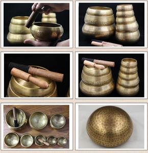 وعاء برونزي مصنوع يدويًا وعاء بودا لليوغا وعاء ميريديان سبا للعلاج الصوتي والتأمل - Product Image 2