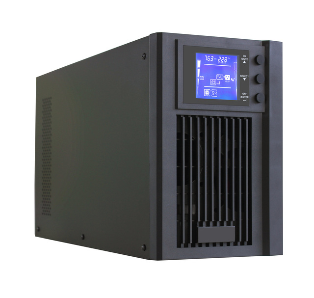 High Frequency Single Phase Online UPS 1kVA-3kVA Pure Sine Wave Computer Use ISO/CE Certified Uninterruptible Backup Power