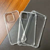 Coque en silicone TPU transparente et souple antichoc pour iPhone 17 Air 16 Pro Max 15 14 13 12 X XS