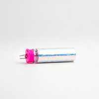 Bouteille d'eau en plastique 17 oz, lot de 1, sans BPA et anti-fuite, idéale pour le sport et les activités de plein air, bouteille d'eau réutilisable avec paille rabattable