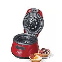 Machine à gaufres Aifa Double Waffle Bowl Maker, créez des gaufres belges en forme de bol en quelques minutes, idéale pour servir des glaces et des fruits, mini gaufrier