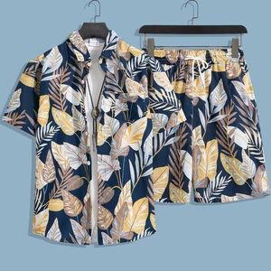 Camicia con bottoni da uomo hawaiana da uomo traspirante in maglia di papavero <span class=keywords><strong>tropicale</strong></span> per le vacanze estive - Product Image 6