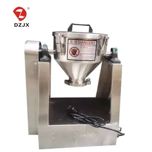 DZJX 2L 실험실 분말 섞는 기계/액체 자전 분말 믹서 Ss/100Kg 건조한 분말 자동 배치 전락 드럼 믹서