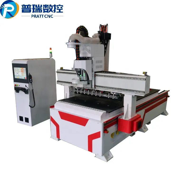 Dễ Dàng Hoạt Động Công Cụ Tự Động Changer ATC CNC Router Chế Biến Gỗ Máy Móc Cho Gỗ