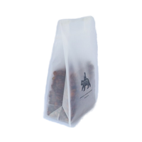 Emballage de café de poche de boîte à fond plat Sacs de café durables personnalisés