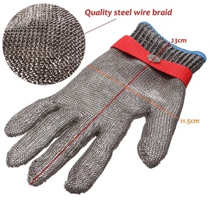 Guantes de Acero Inoxidable Directo de Fábrica para Carnicero, Resistentes a la Abrasión y de Alta Resistencia a la Tracción para Cortar Carne - Product Image 2