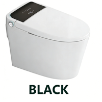 WC intelligent moderne monobloc, toilette électrique, siège chauffant automatique, céramique sanitaire, toilette intelligente pour hôtel
