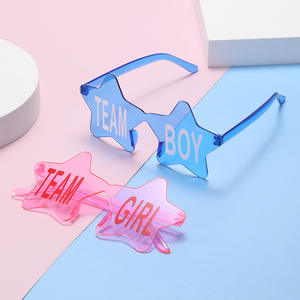 Gafas de revelación de género en forma de estrella para fiesta, lentes rosas azules, gafas novedosas divertidas para Baby Shower, anuncio de género, celebración - Product Image 2